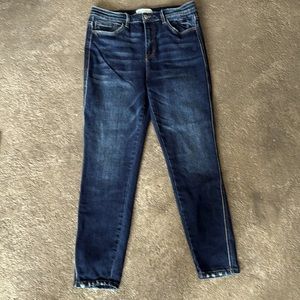Dark wash Flying Monkey skinny jeans